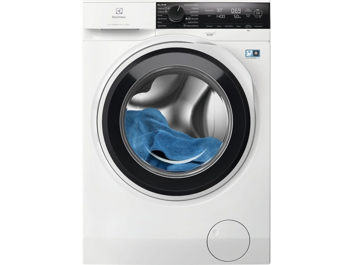Electrolux 700 SteamCare 10,5 kg tvättmaskin (vit) Tvättmaskin