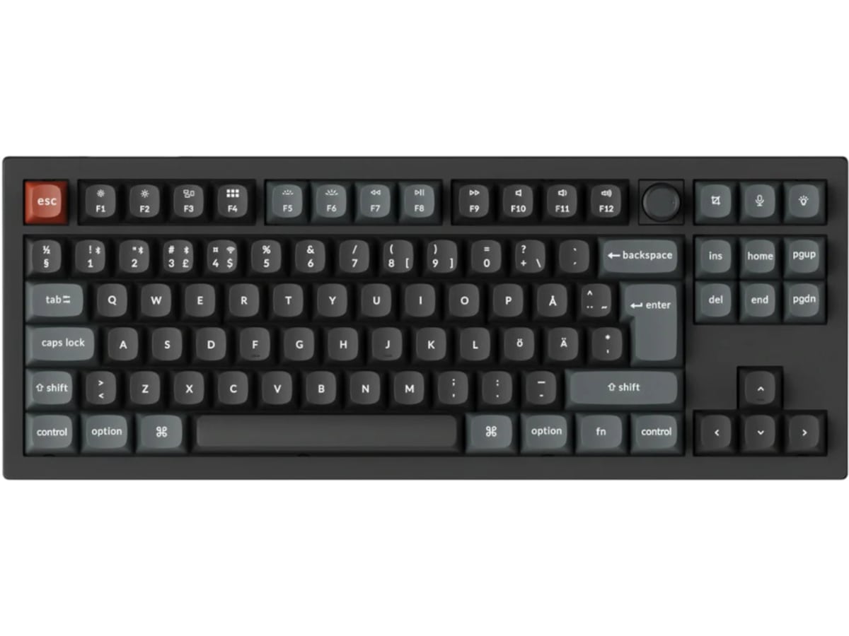 Keychron V3 Ultra 80% 8K Brown Trådlöst gamingtangentbord Gamingtangentbord