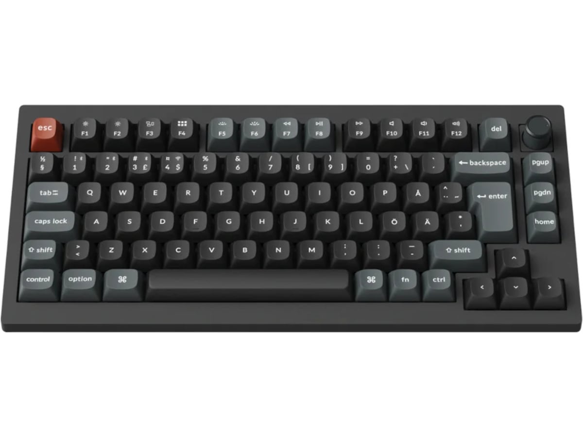 Keychron V1 Ultra 75% 8K Red Trådlöst Gamingtangentbord Gamingtangentbord