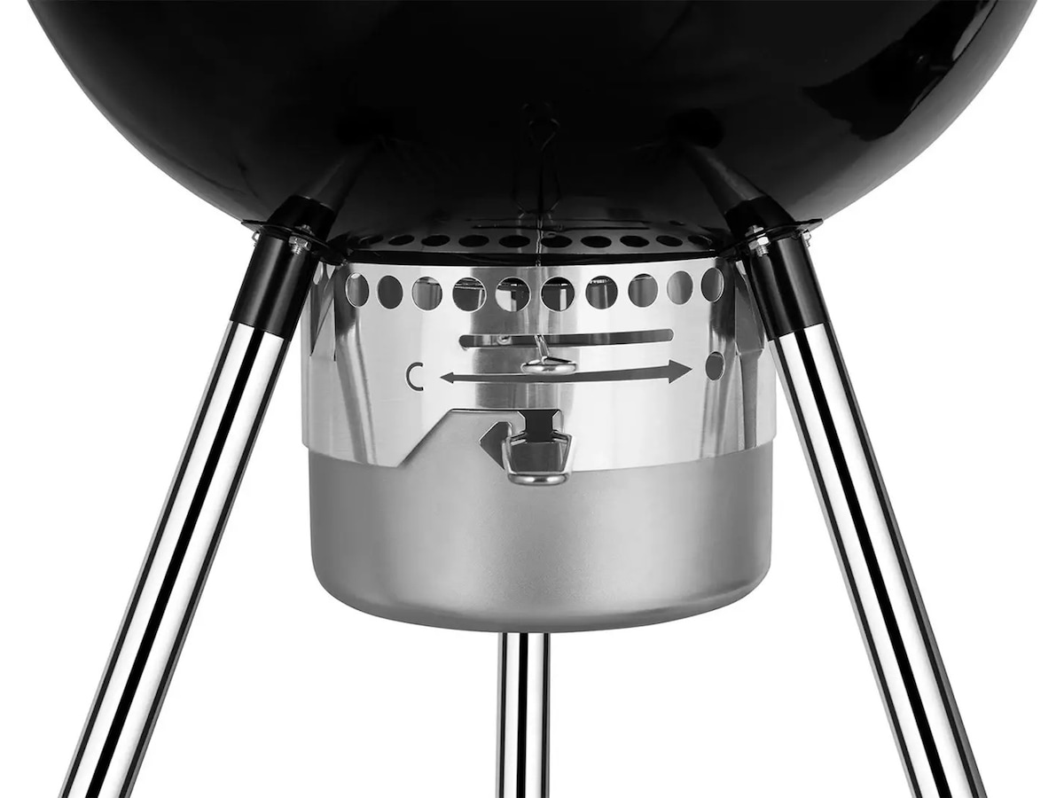 Austin and Barbeque Stor kolgrill med termometer i rostfritt stål -B-Grade Demo hem & hushåll
