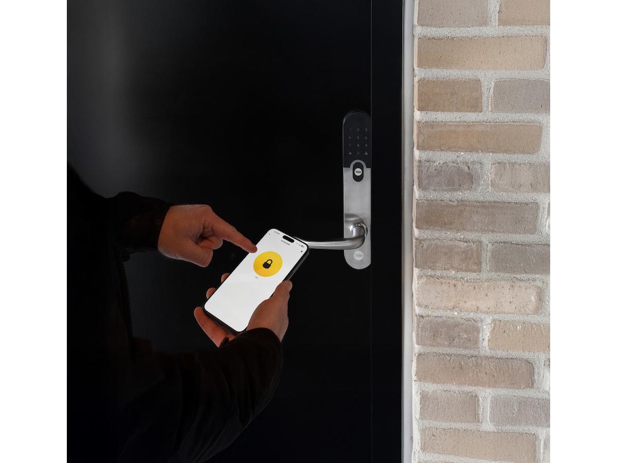 Yale Entrus smart dörrlås (sort) Elektroniskt dörrlås