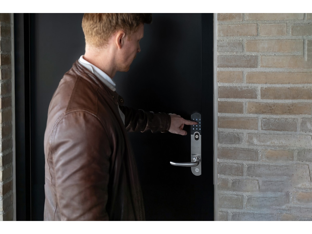 Yale Entrus smart dörrlås (sort) Elektroniskt dörrlås