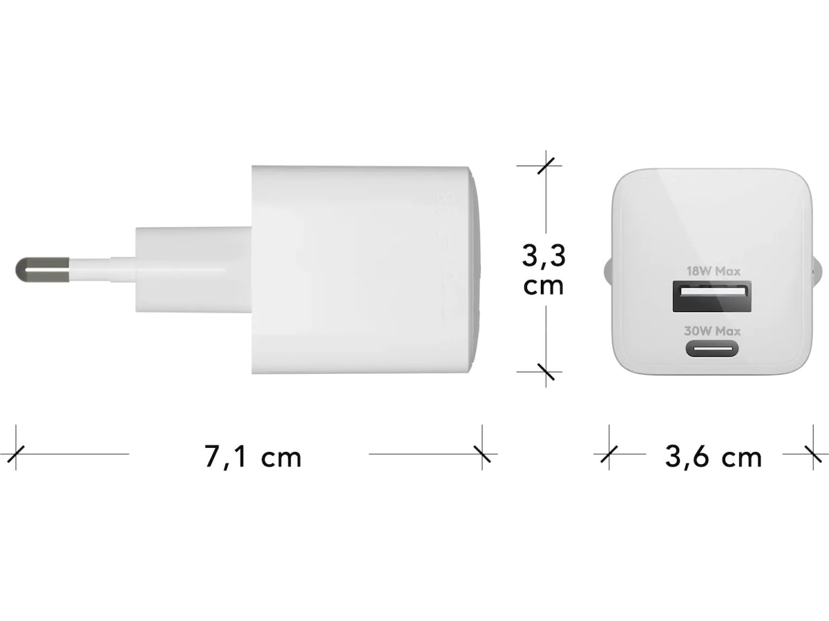 dbramante1928 re-charge Pro Väggladdare - Bulk (vit) Mobilladdare