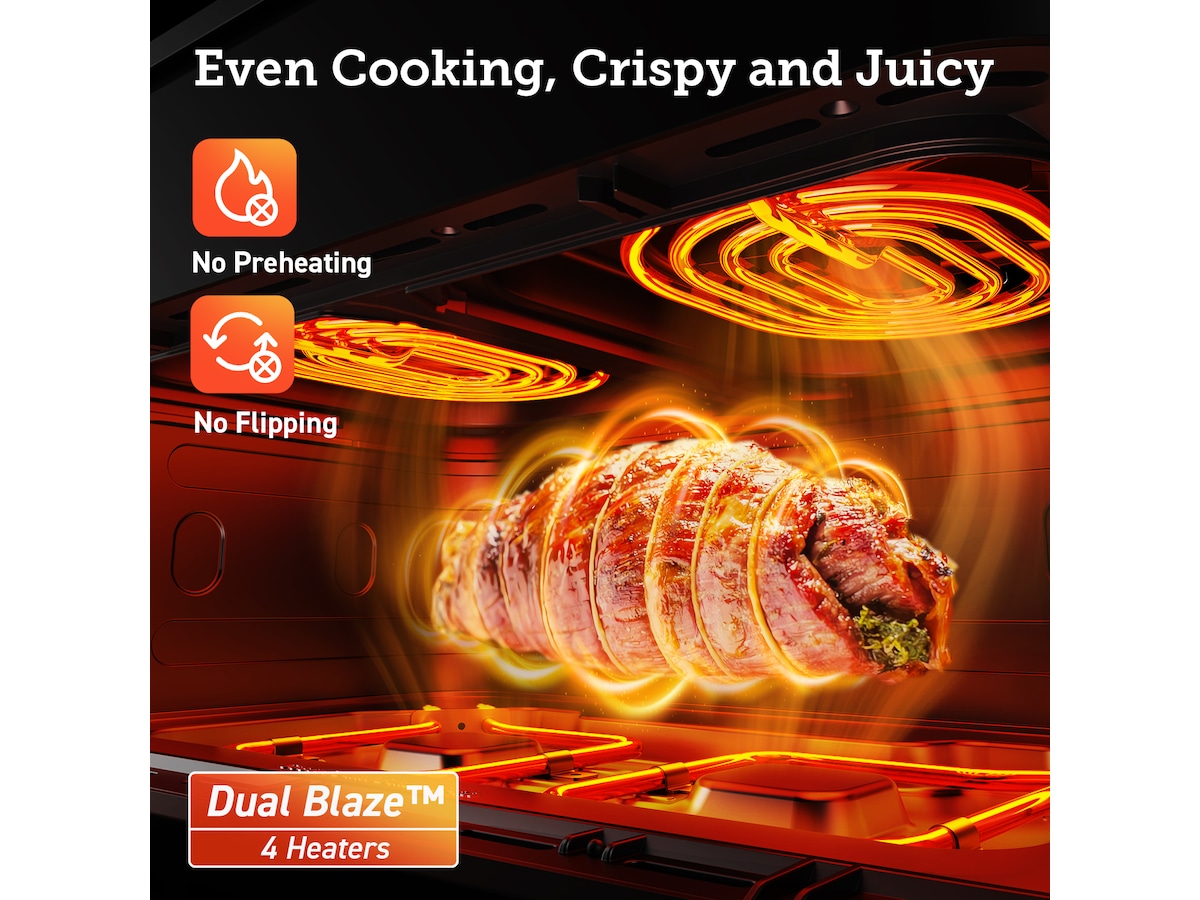 Cosori Dual Blaze TwinFry Ceramic 10 L Smart Air Fryer Airfryer