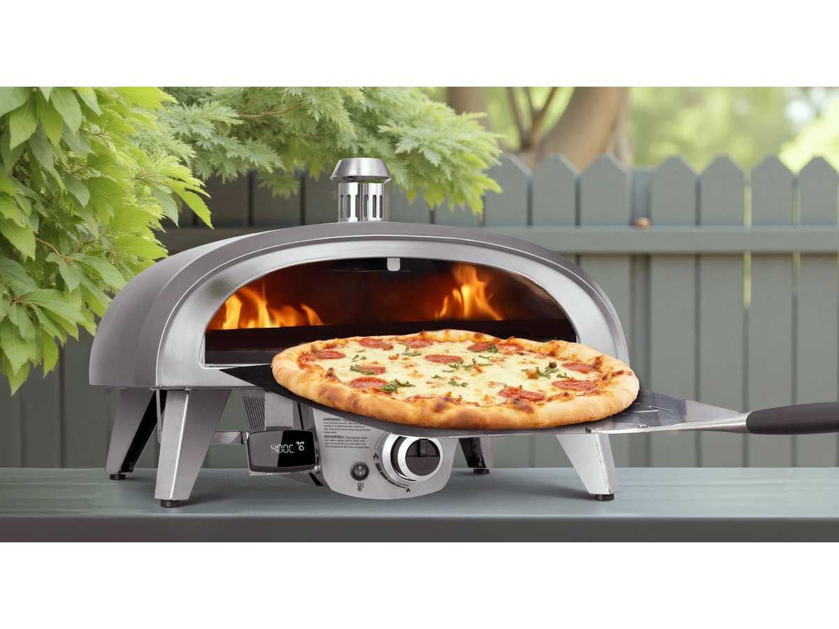 Gasolpizzaugn 8kW 45cm rostfritt stål -B-Grade Demo hem & hushåll