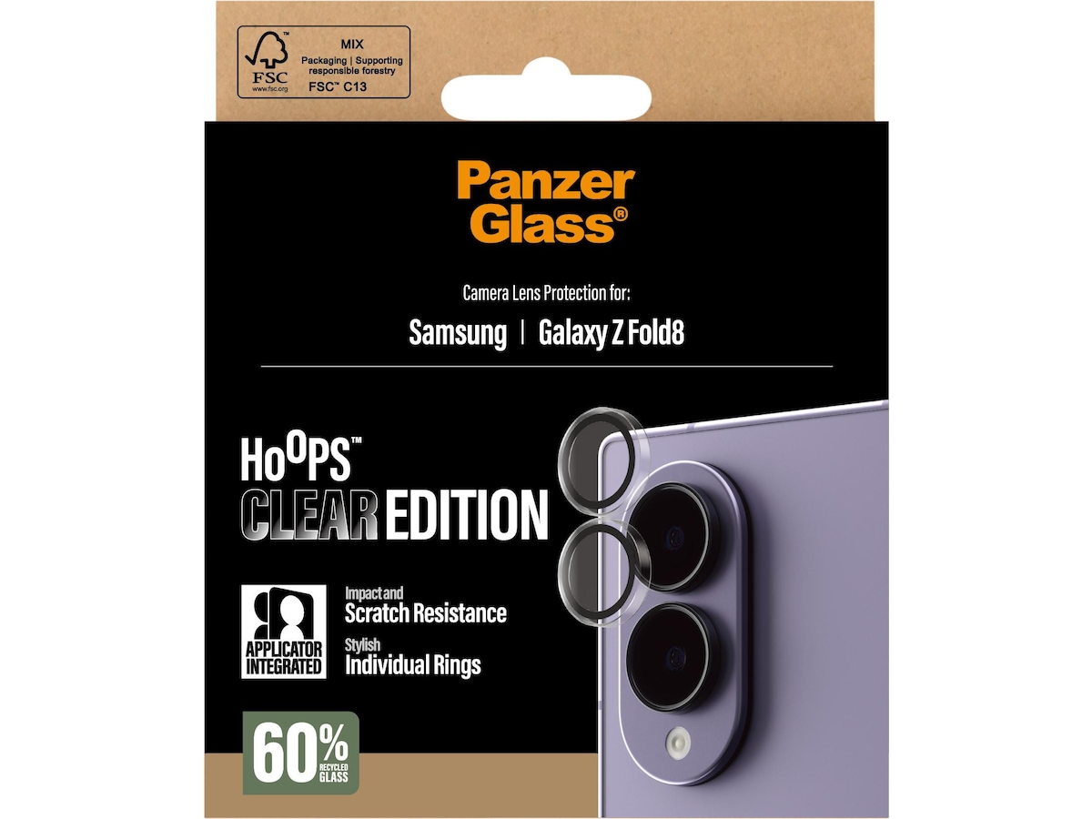 PanzerGlass Galaxy Z Fold 8 Hoops Linsskydd Skärmskydd