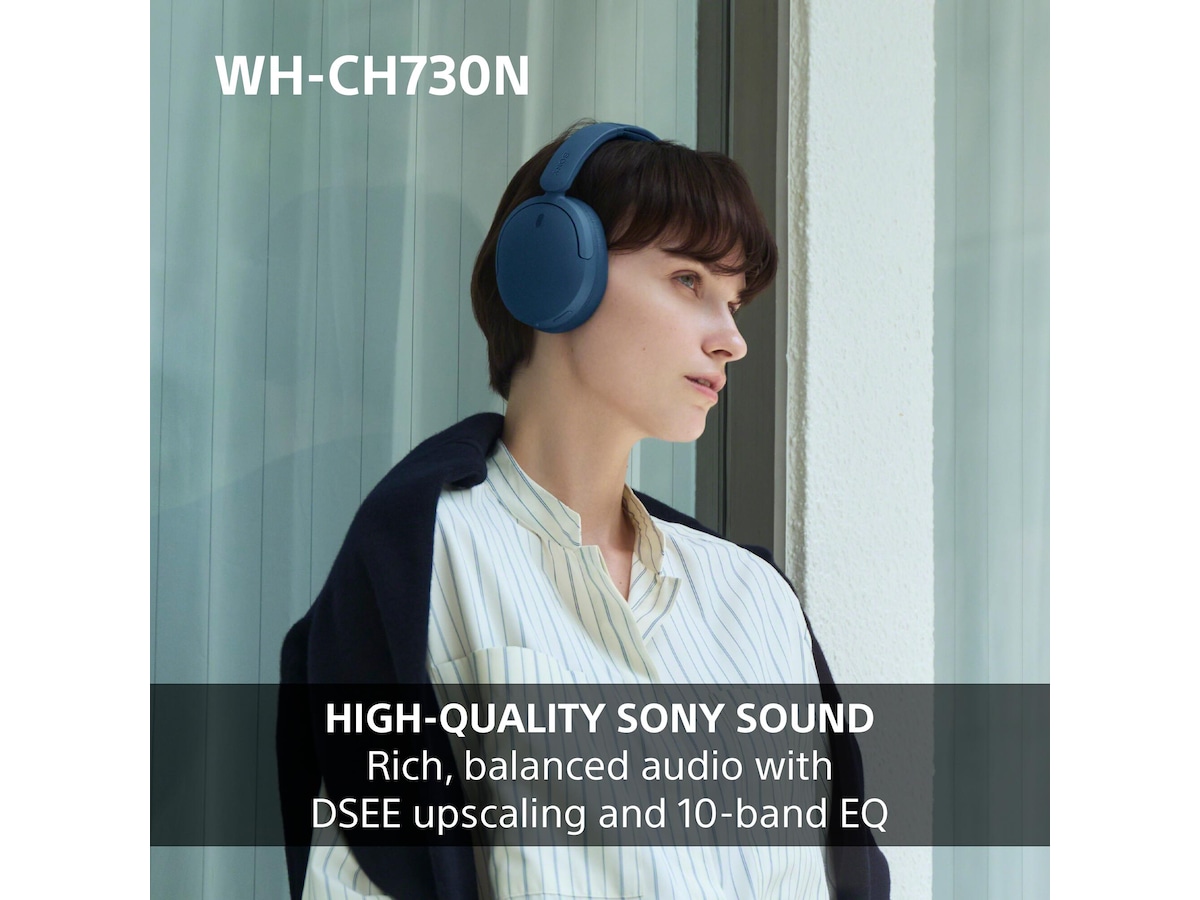 Sony WH-CH730N trådlösa brusreducerande hörlurar (svart) Hörlurar