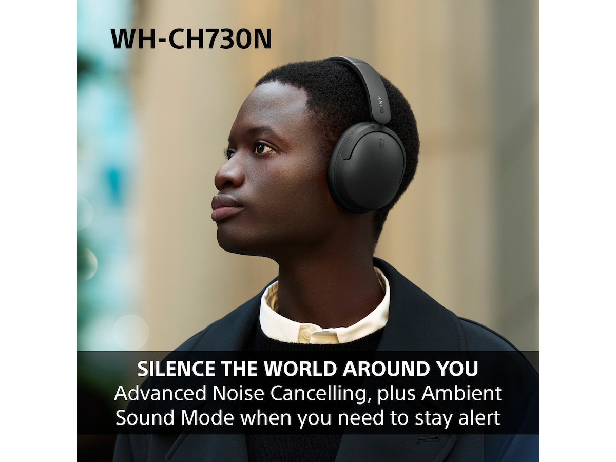 Sony WH-CH730N trådlösa brusreducerande hörlurar (svart) Hörlurar