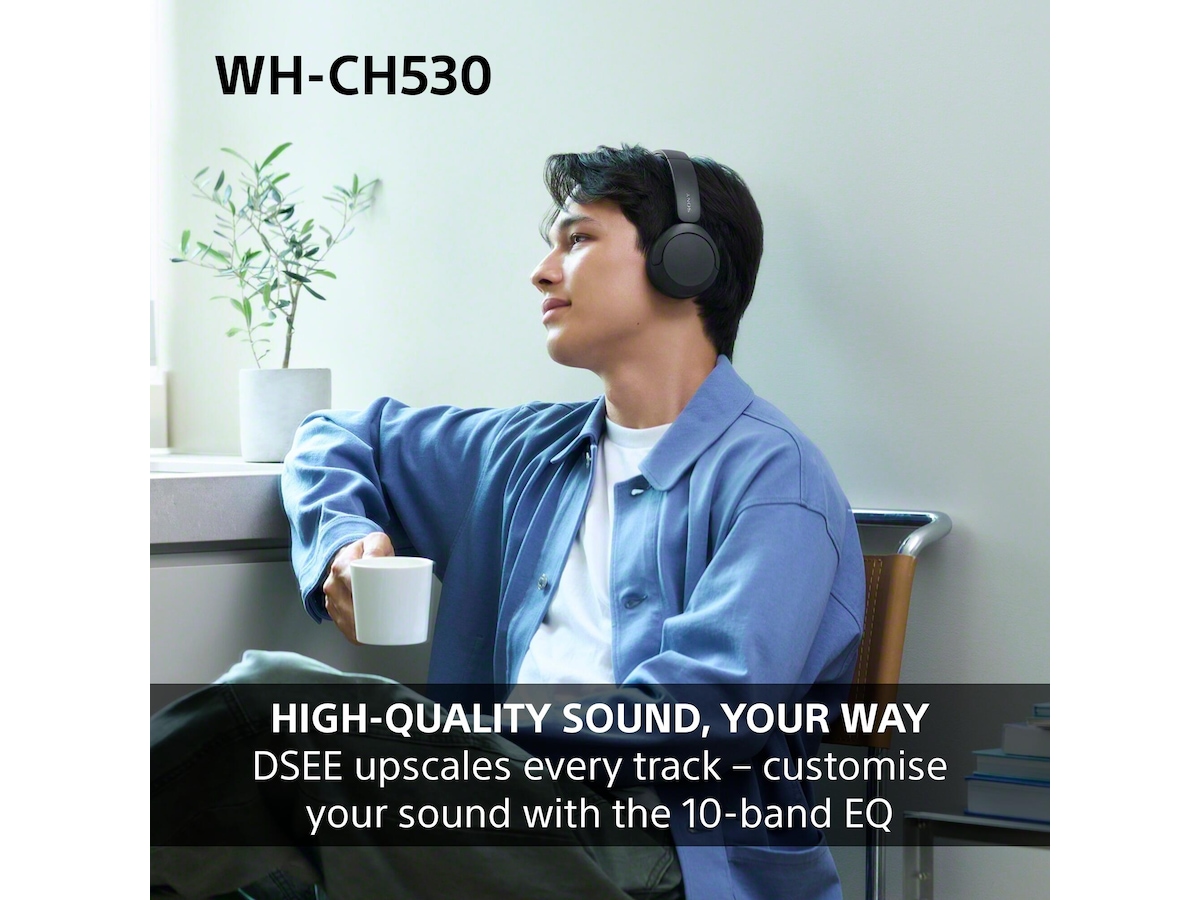 Sony WH-CH530 trådlösa Bluetooth-hörlurar (rosa) Hörlurar