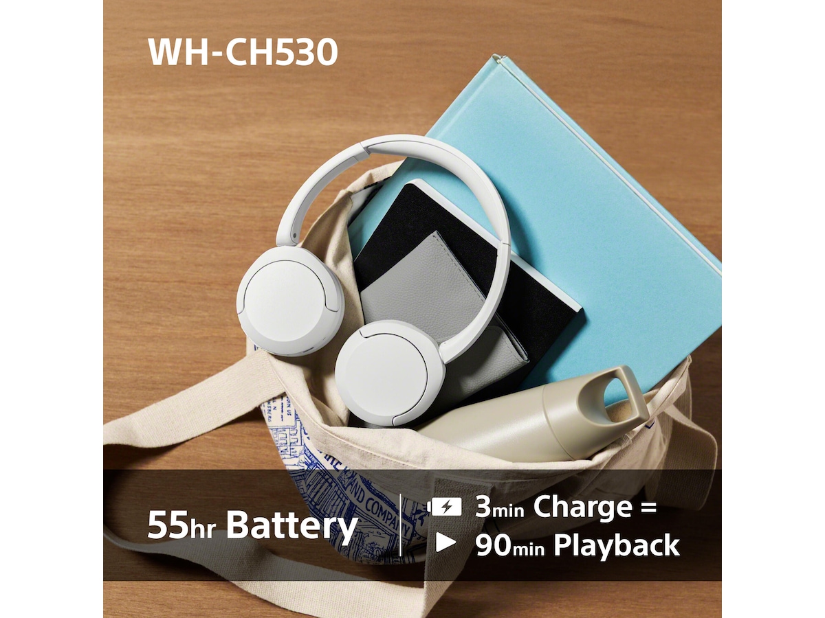 Sony WH-CH530 trådlösa Bluetooth-hörlurar (rosa) Hörlurar