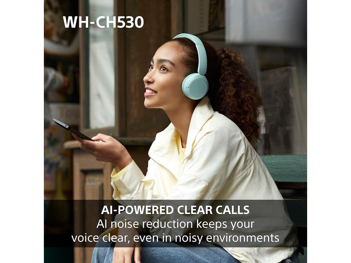 Sony WH-CH530 trådlösa Bluetooth-hörlurar (rosa) Hörlurar