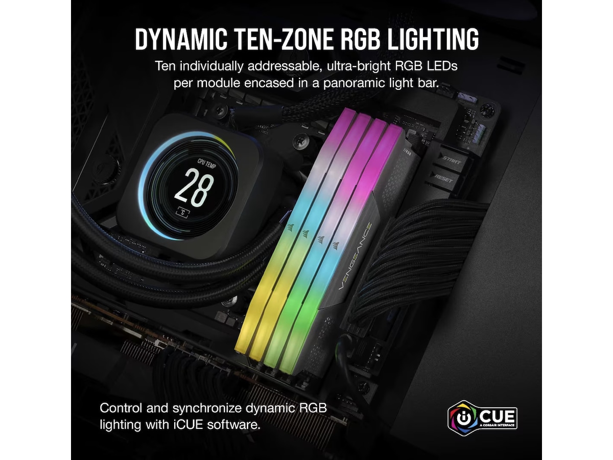 Corsair Vengeance RGB 6000Mhz DDR5 32GB Minne
