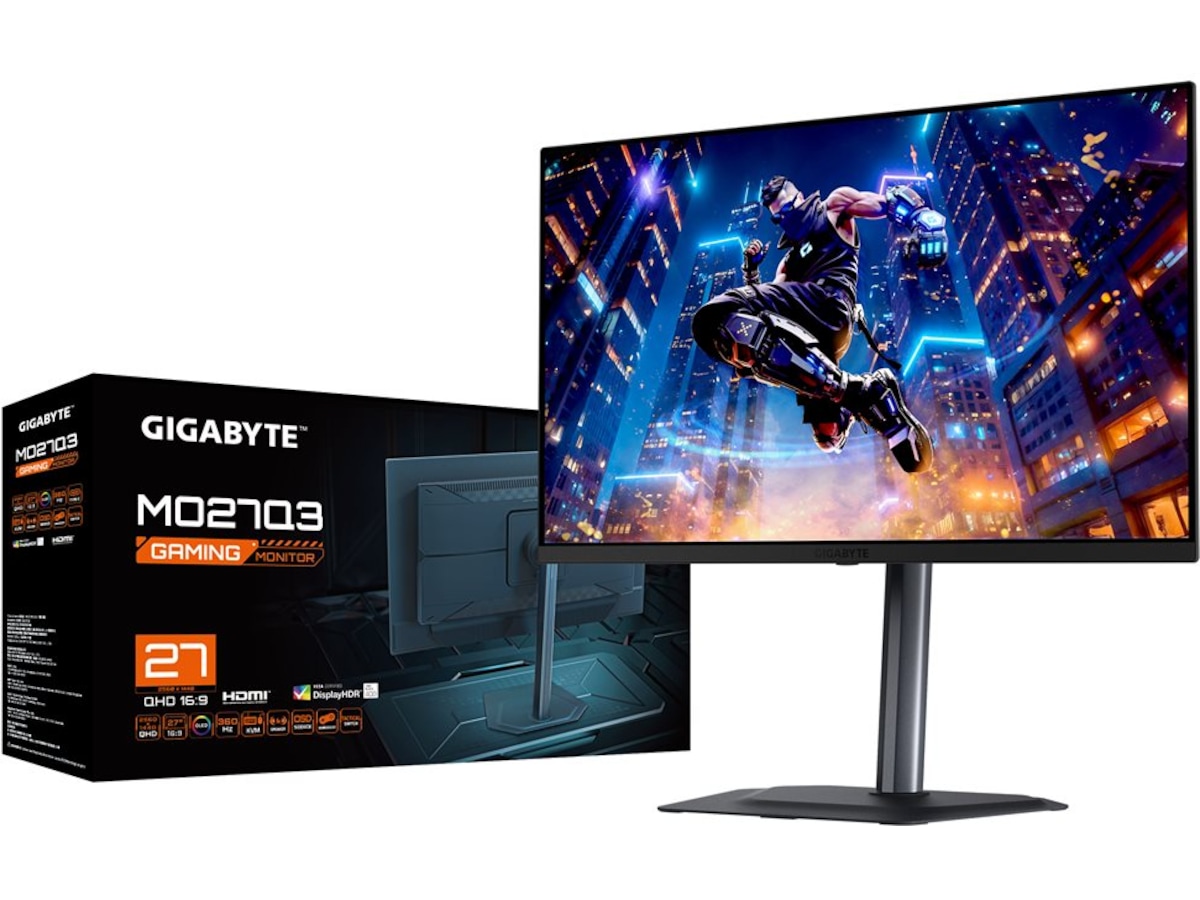 Gigabyte 27" gamingskärm MO27Q3 Datorskärm