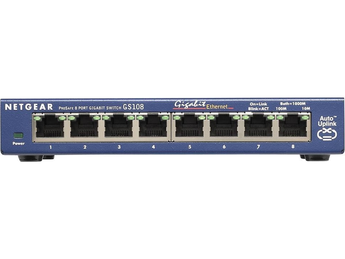 Netgear GS108GE switch Switchar