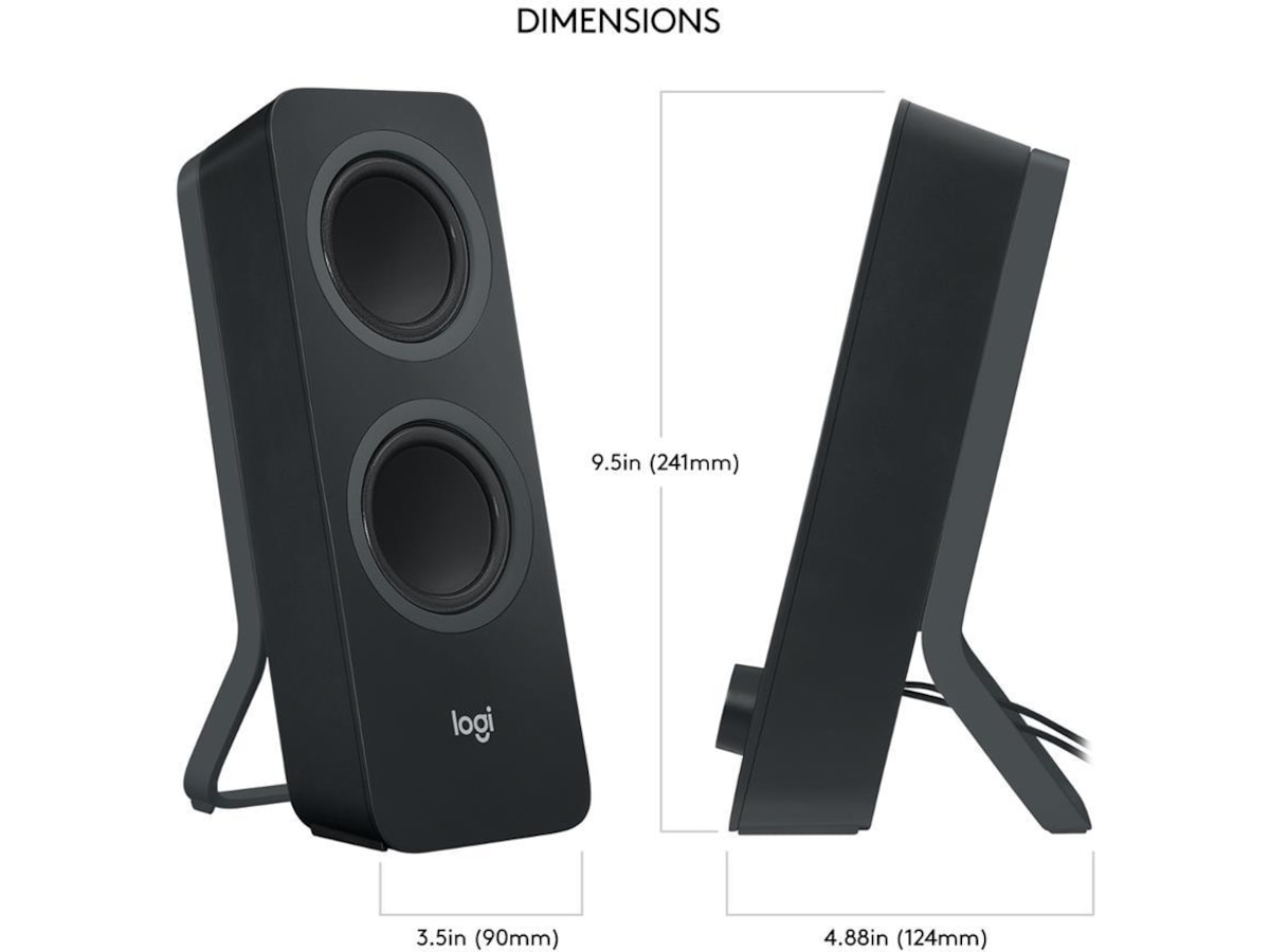 Logitech Z207 Trådlösa PC Högtalare 2.0 Högtalare