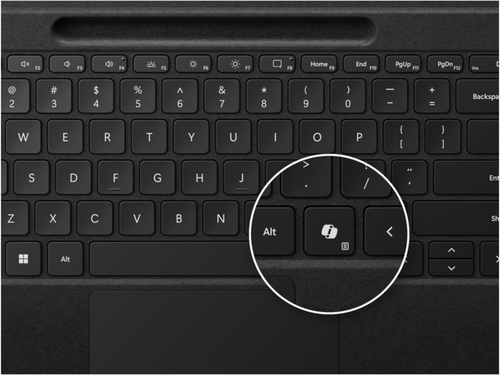 Microsoft Surface Pro 13" Flex Keyboard (svart) Tangentbord och pennor