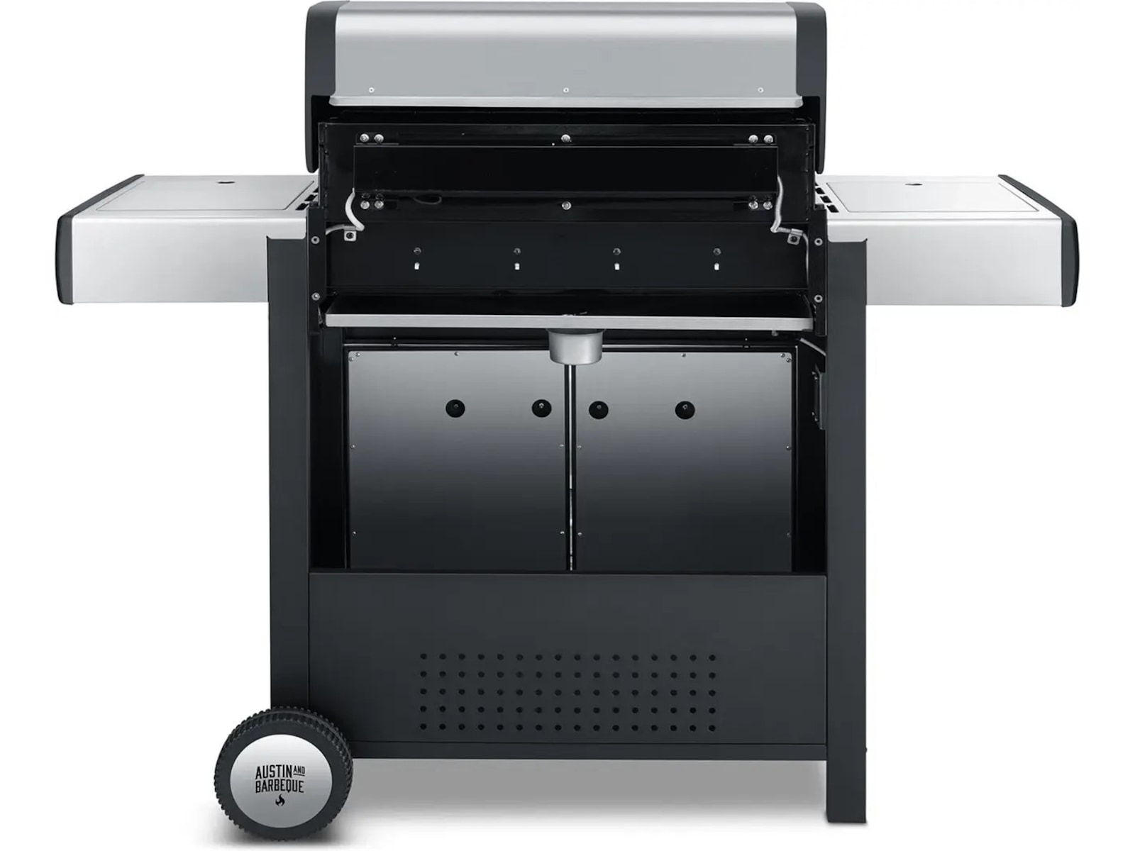 Austin and Barbeque Gasolgrill med flera brännare och funktioner Utomhusgrillar