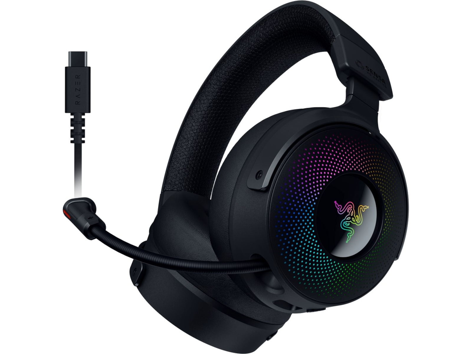 Razer Kraken V4 Pro Wireless gaming headset (svart) Gamingheadset