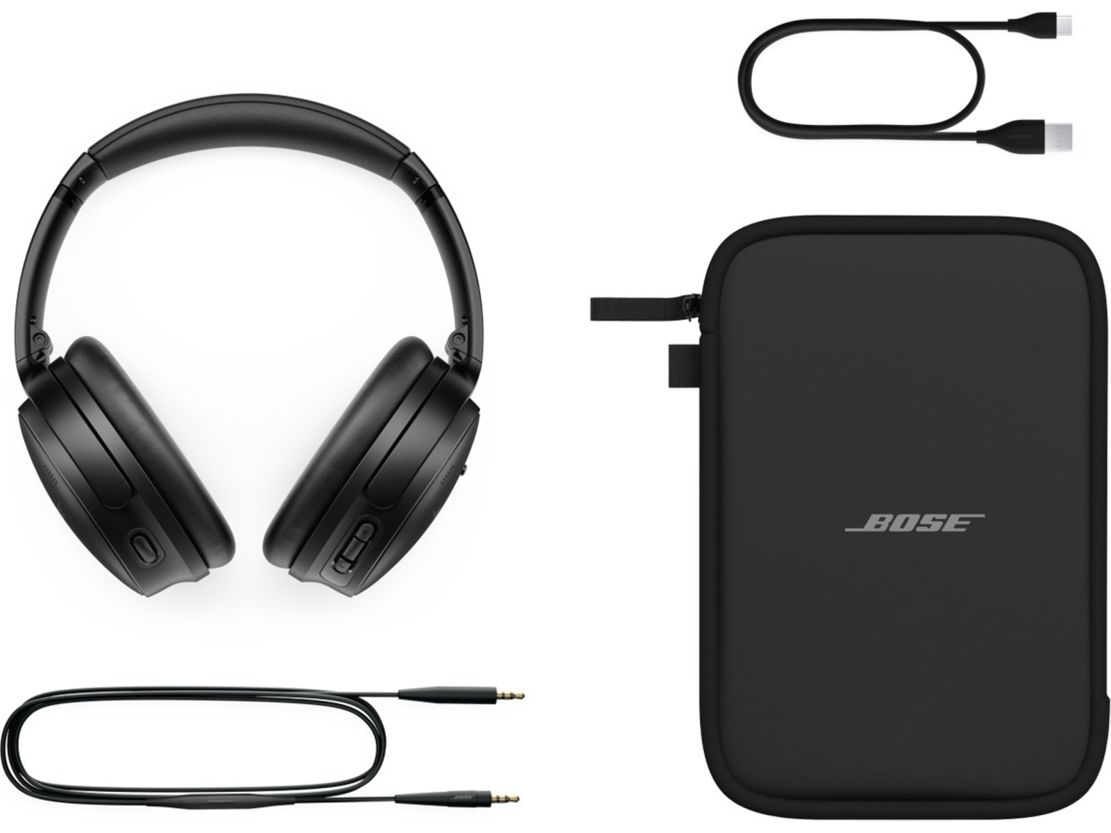 Bose QuietComfort SC trådlösa hörlurar, Over-Ear (svart) Hörlurar