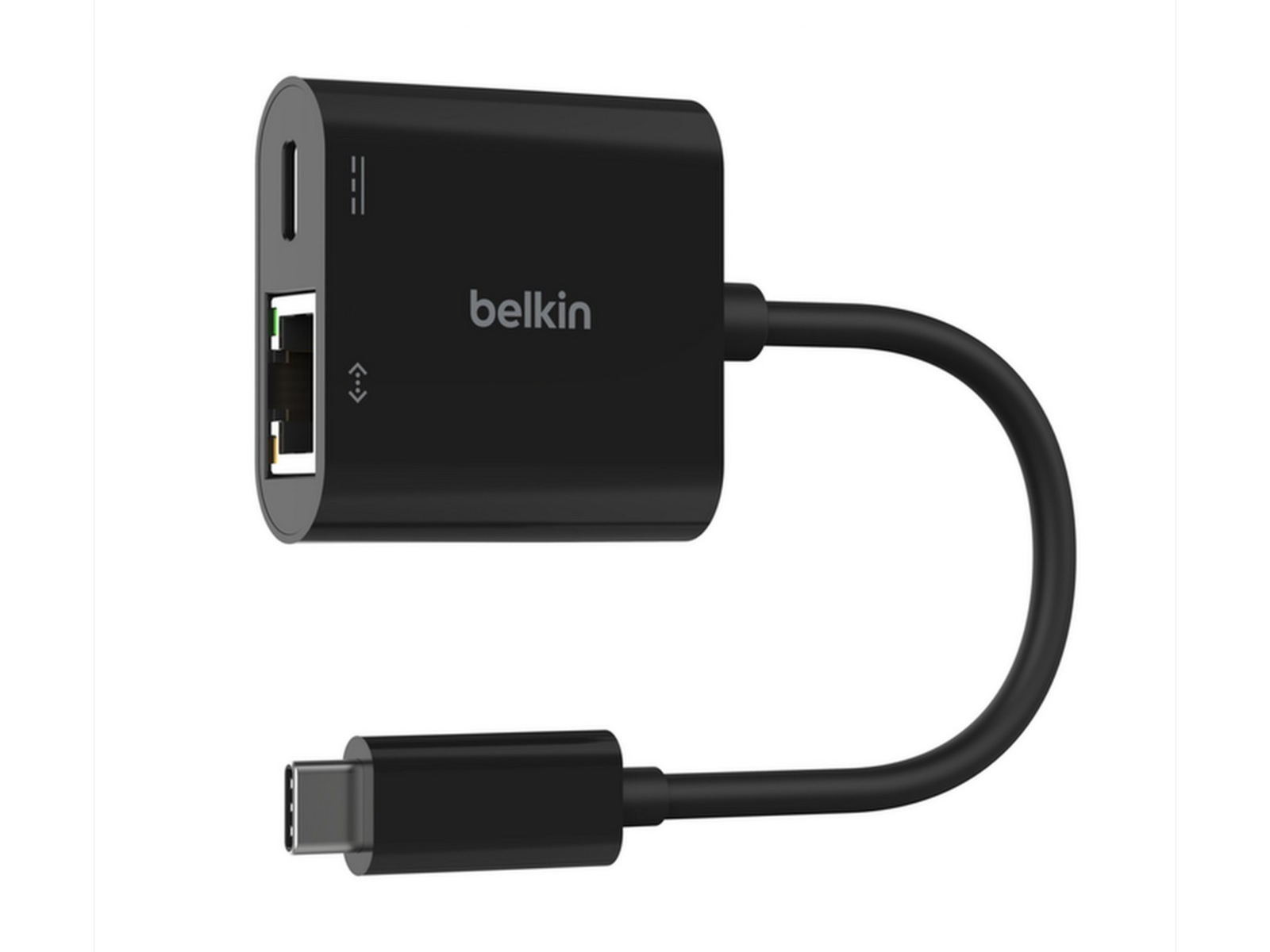 Belkin USB-C till Ethernet Adapter 20cm (svart) Kabel adapter och övergångar