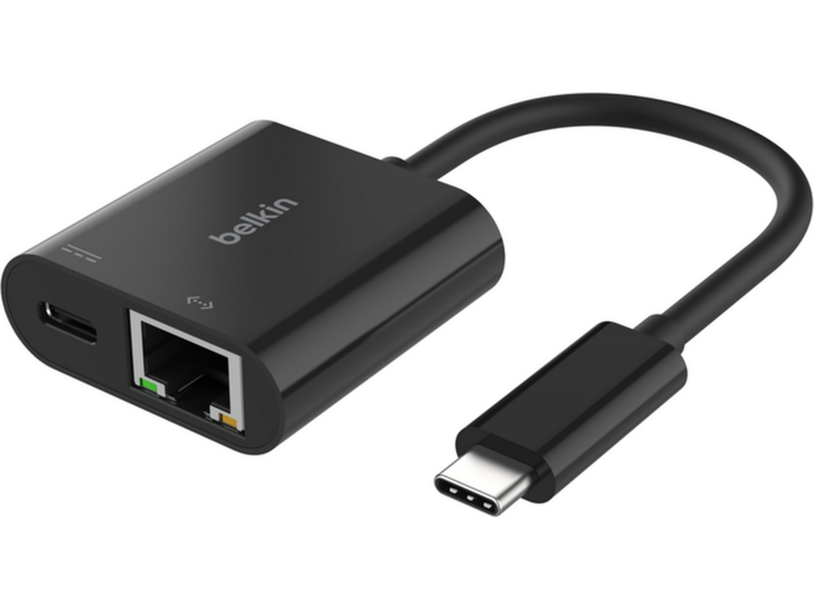 Belkin USB-C till Ethernet Adapter 20cm (svart) Kabel adapter och övergångar