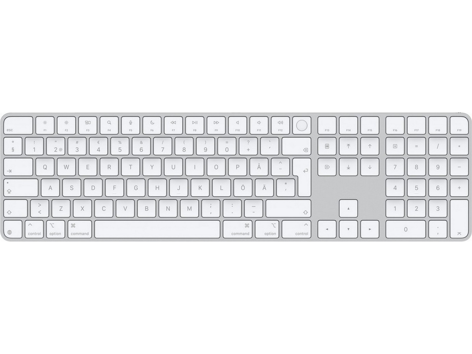 Apple Magic Keyboard med Touch ID och numpad Tangentbord