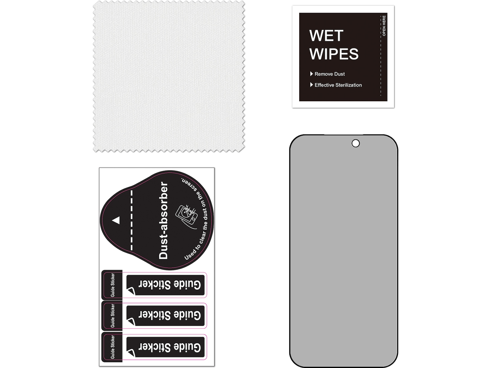 iiglo iPhone 17 Pro Privacy skärmskydd Skärmskydd