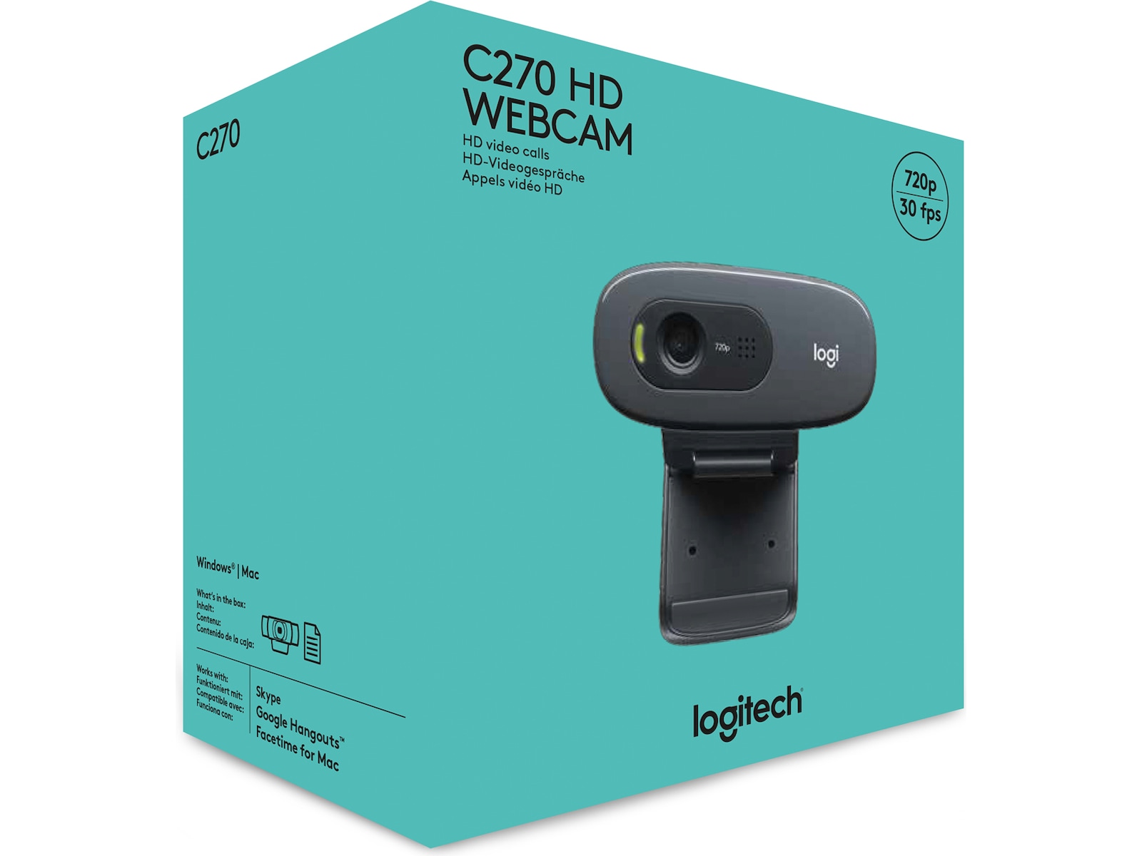 Logitech HD C270 Webbkamera Webbkamera