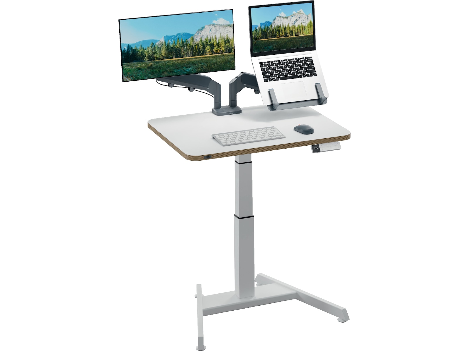 Leitz Ergo Höj- & Sänkbart Skrivbord, elektriskt, stå-upp-påminnelse Skrivbord