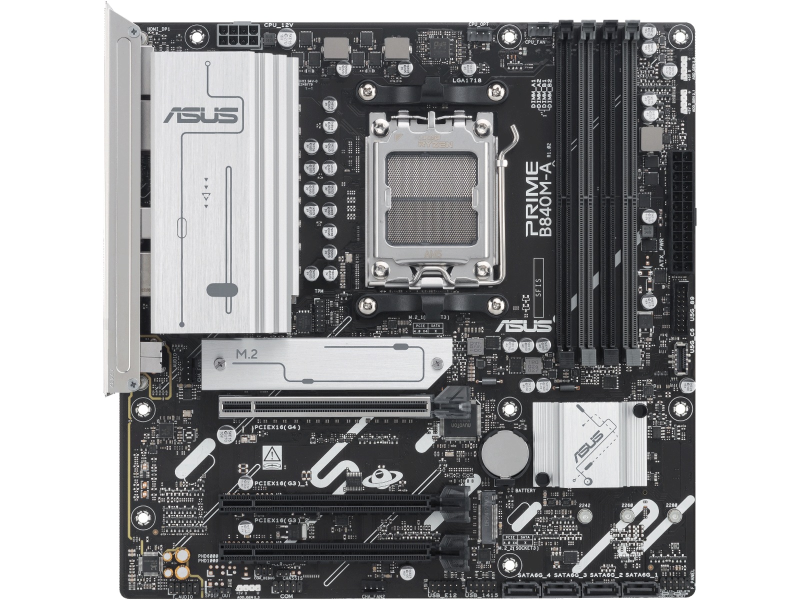 ASUS PRIME B840M-A-CSM Moderkort AMD Socket
