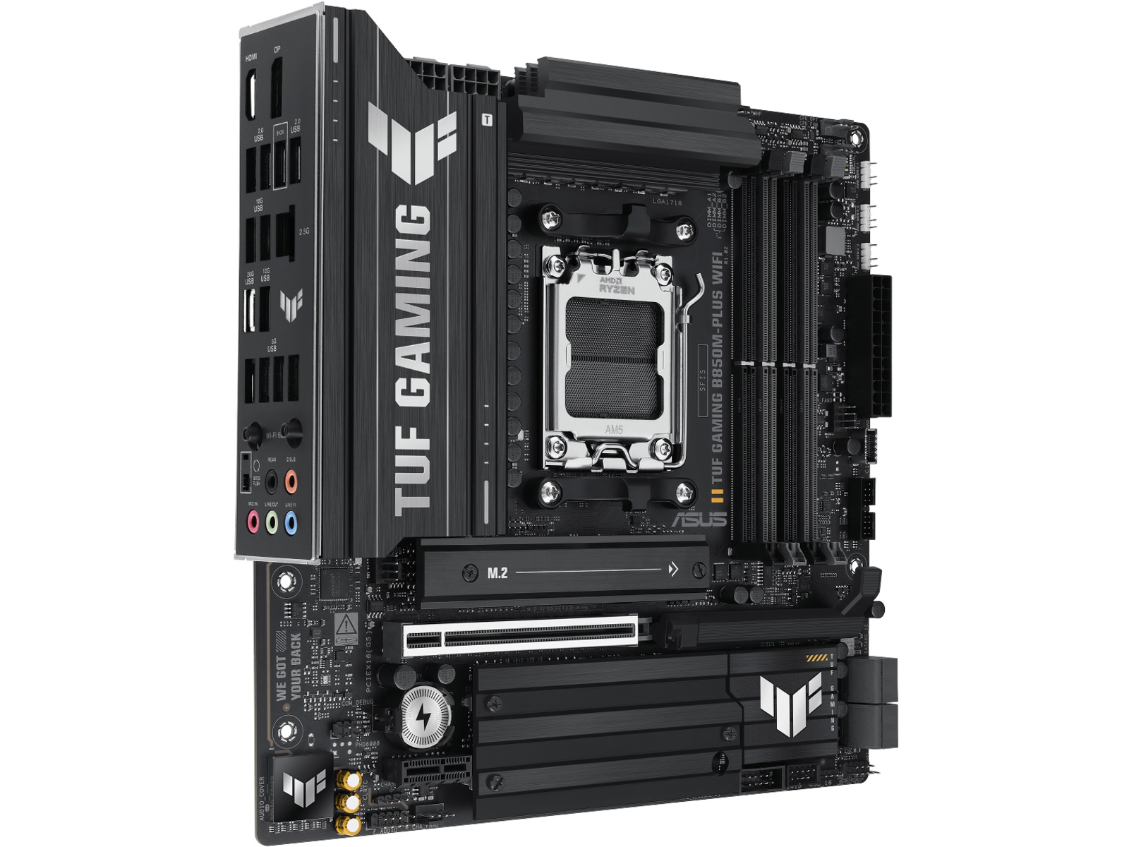 ASUS TUF GAMING B850M-PLUS WIFI Moderkort AMD Socket