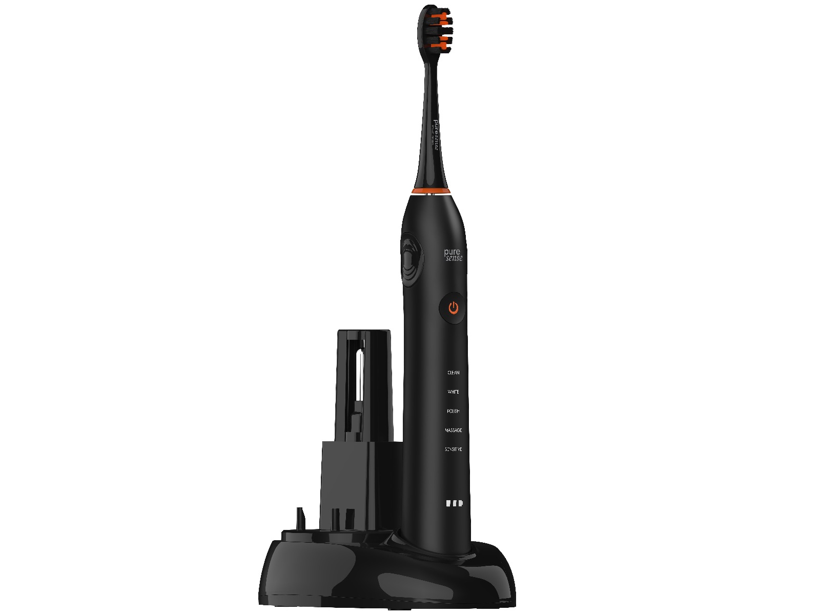 Puresense Dental C Sonic Brilliant Bundle (svart) Eltandborste