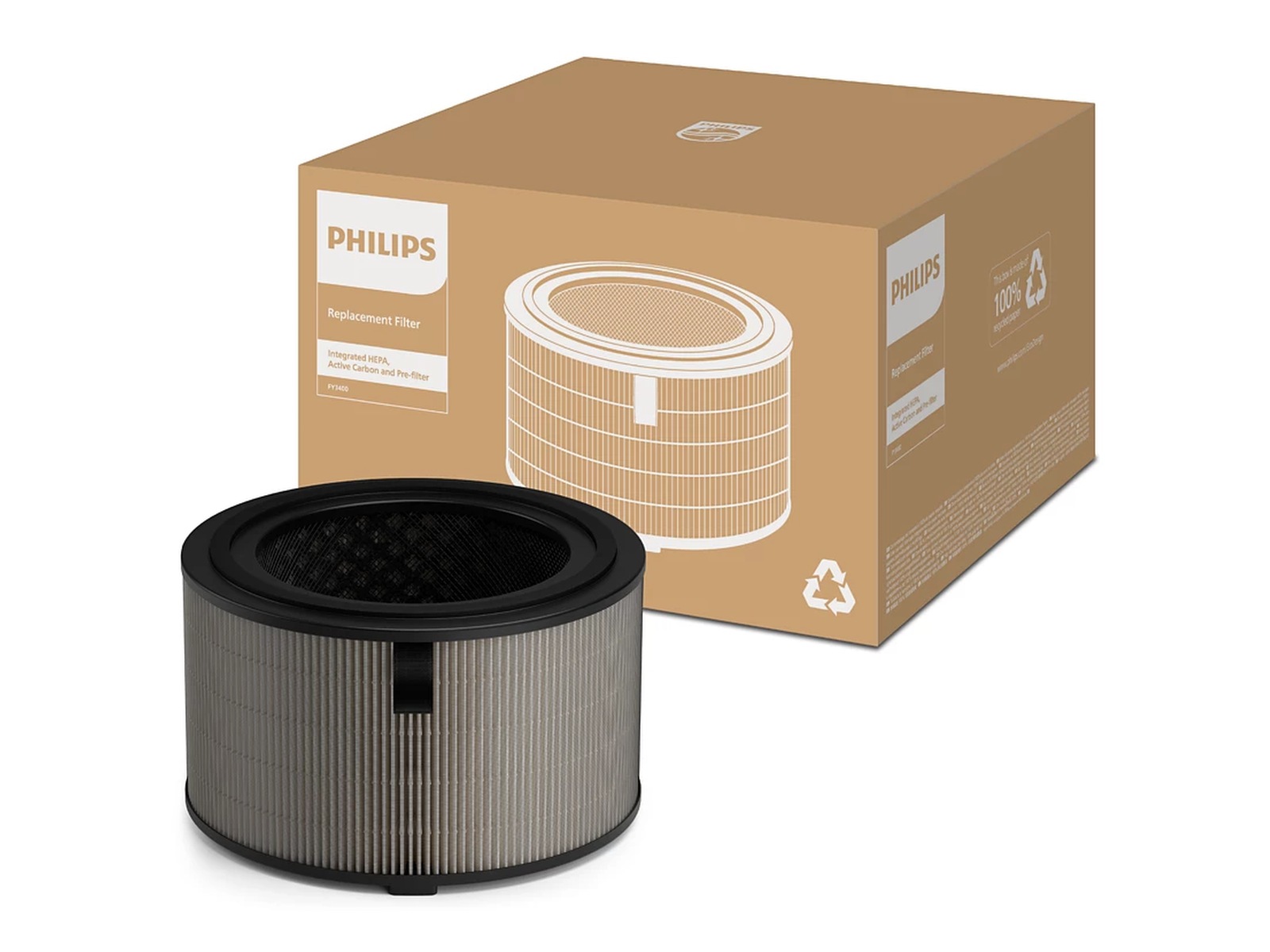 Philips PureProtect Water 3400 Series HEPA NanoProtect-filter Luftrenare