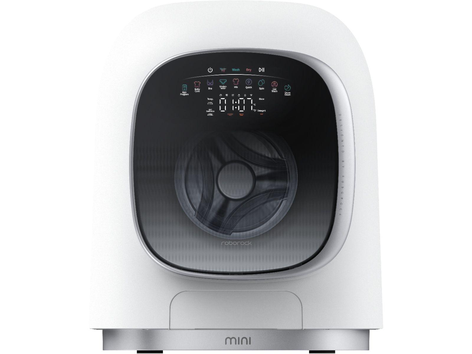 Roborock ZEO Mini tvätt-/torrkombimaskin (vit/silver) Kombinerad tvättmaskin och torktumlare