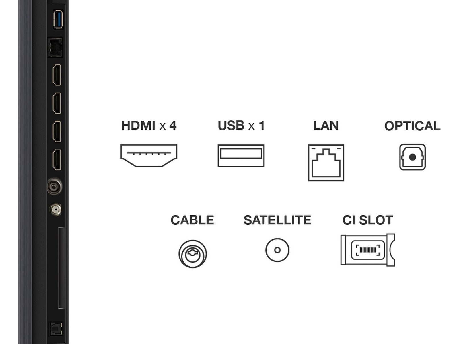 TCL 98" Q7C 4K QD-Mini LED Google TV Över 80 tums TV