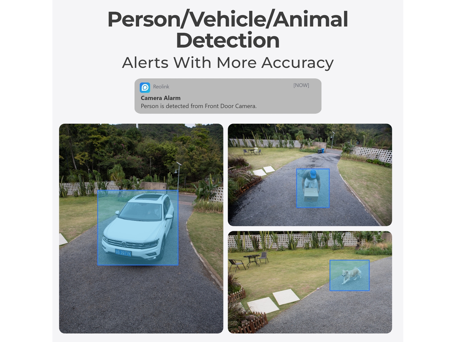 Reolink E1 Outdoor WiFi övervakningskamera utomhus (svart) Övervakningskamera