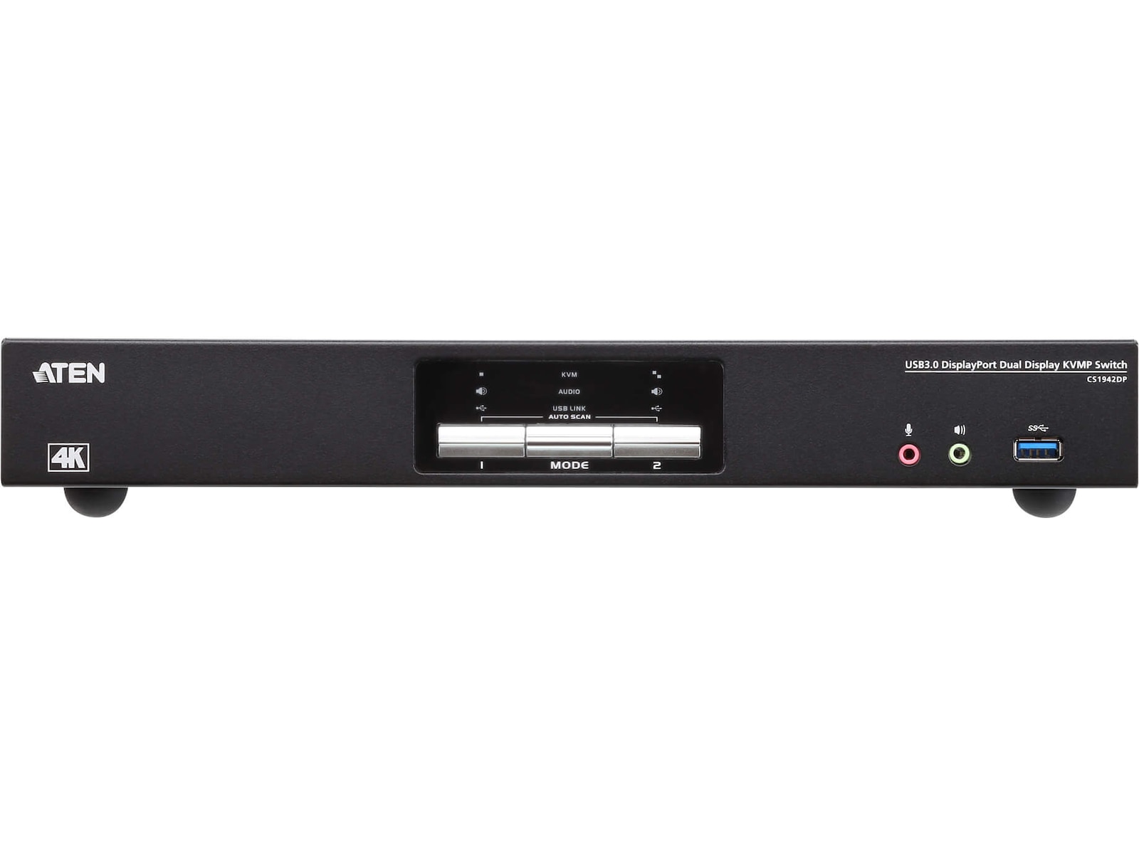 Aten KVM 2-PC 1 användare CS1942DP Dockningsstation och USB-hub