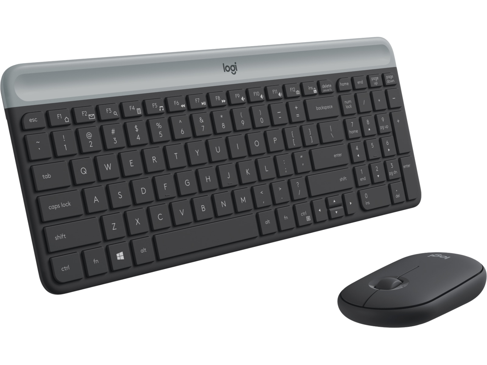 Logitech MK470 Slim Trådlös Kombination Mus & tangentbord -combo-paket