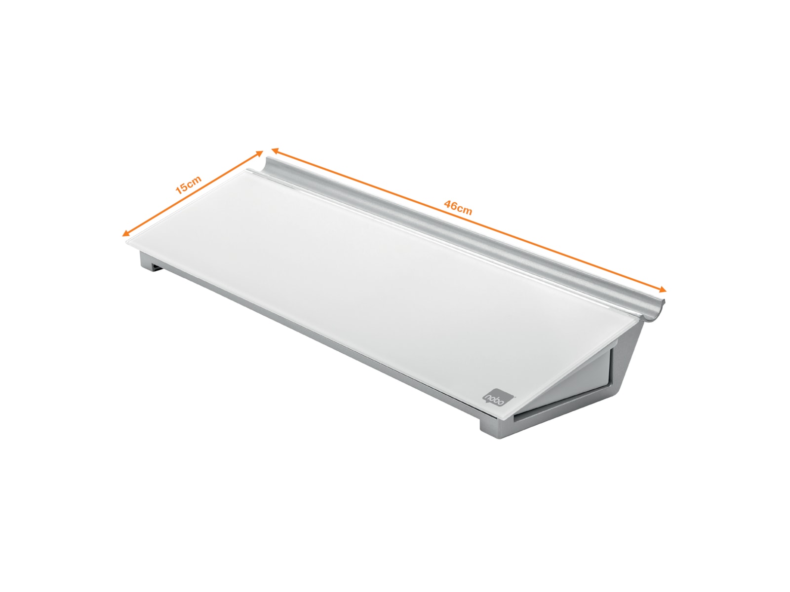 Nobo Memotavla, liggande, ljusande vit Whiteboards