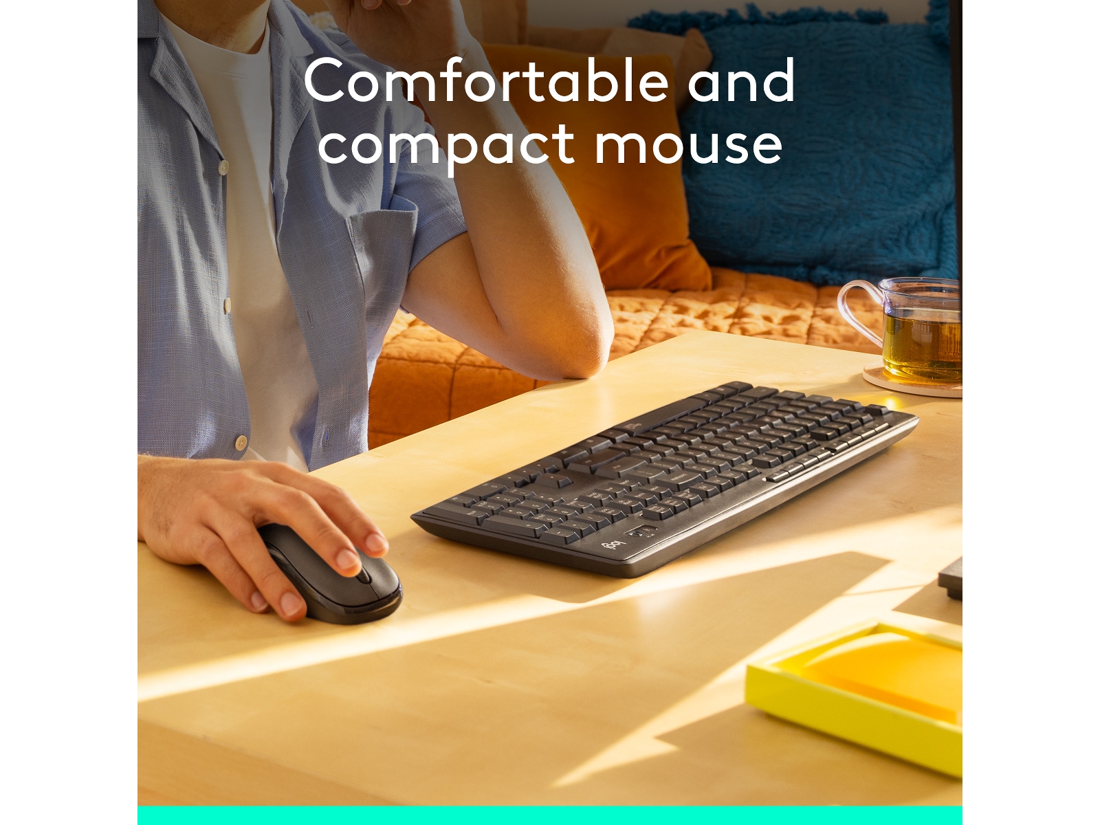 Logitech MK295 Silent Wireless Combo - GRAPHITE Mus & tangentbord -combo-paket