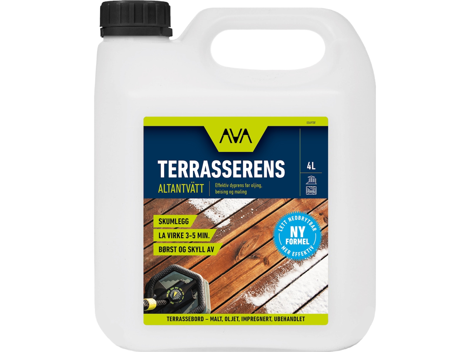 AVA Terrassrengöring 4L Tillbehör till högtryckstvättar