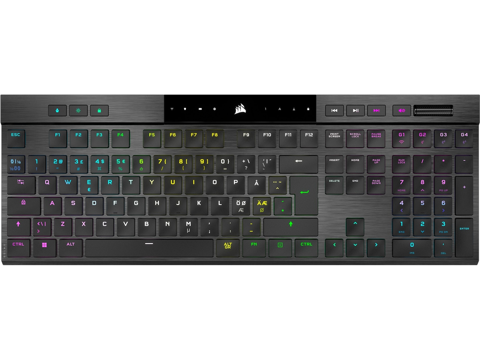 Corsair K100 Air Trådlöst Gamingtangentbord RGB (svart) Gamingtangentbord