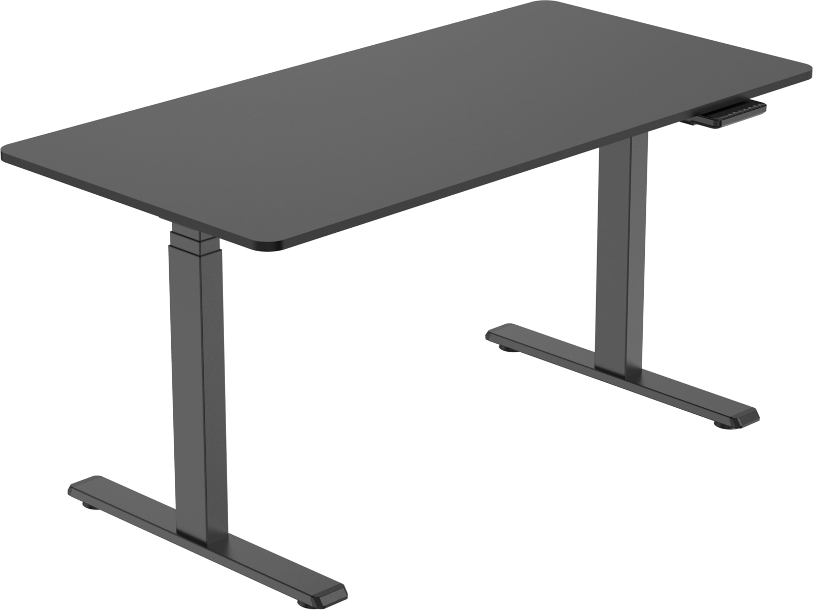 Elektrisk ram med minnesfunktion (svart) Chassi / bordsben