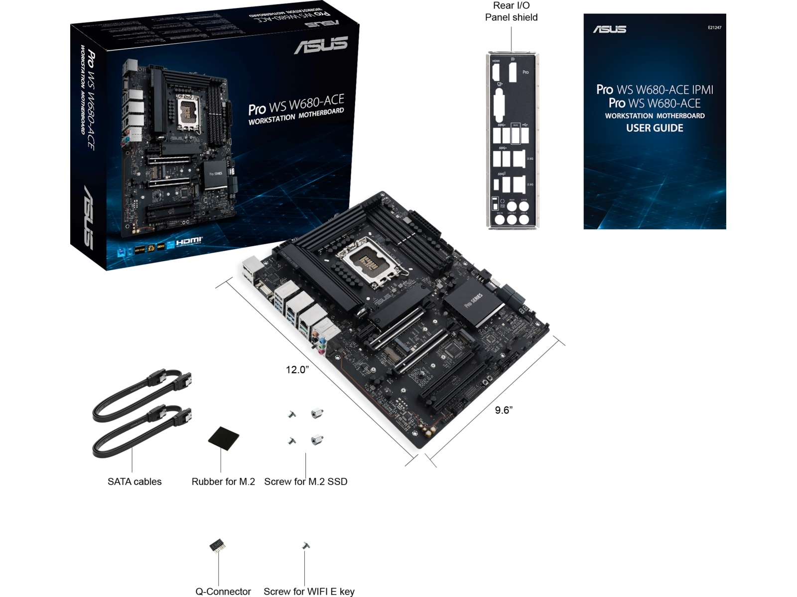 ASUS PRO WS W680-ACE Moderkort Intel Socket