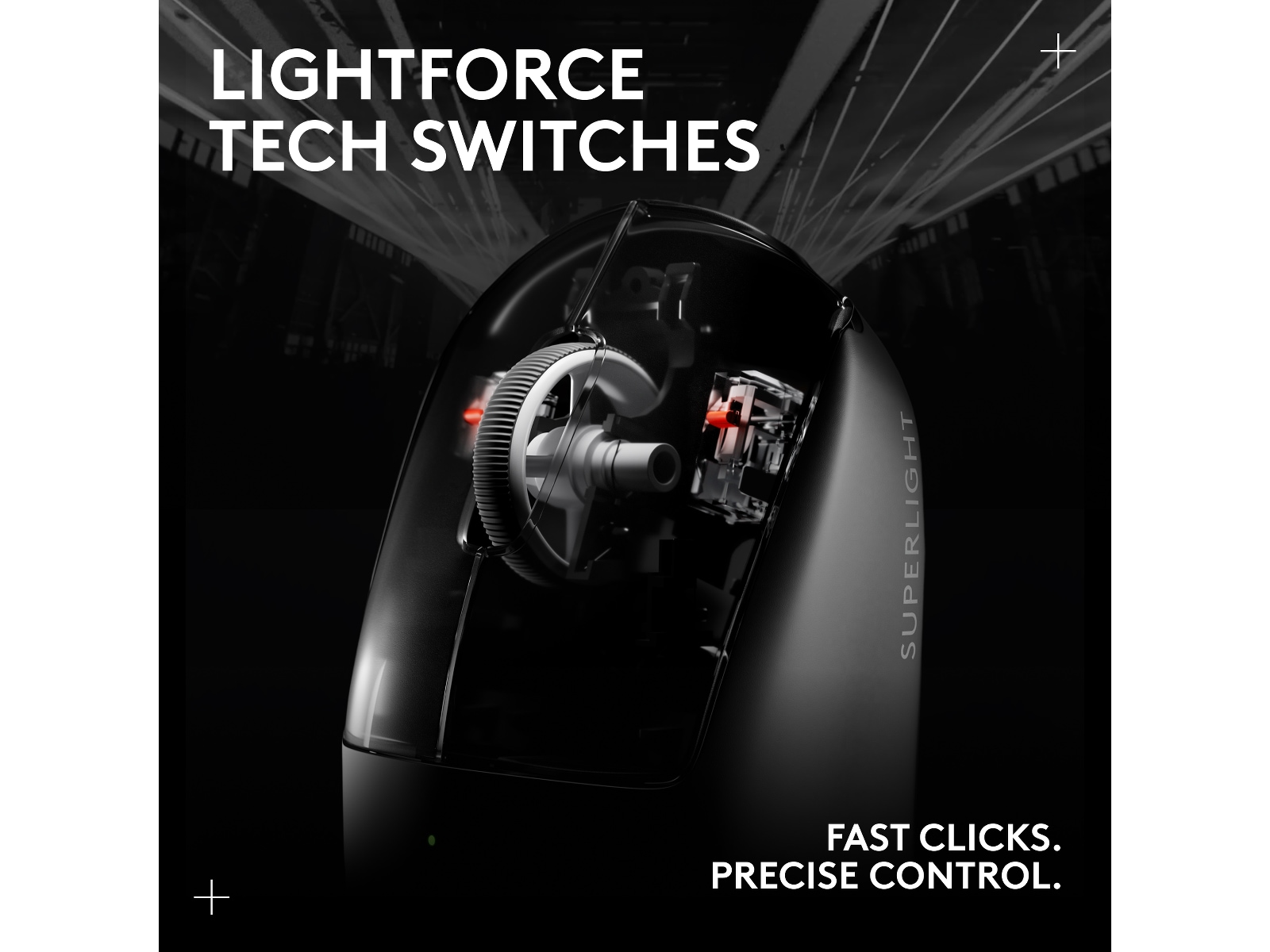Logitech G Pro X Superlight 2 Lightspeed Trådlös Gamingmus (Magenta) Gamingmus