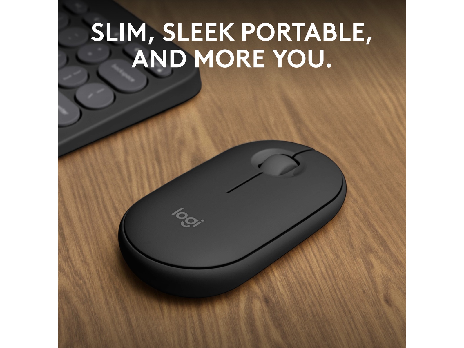Pebble Mouse 2 M350s (svart) Mus
