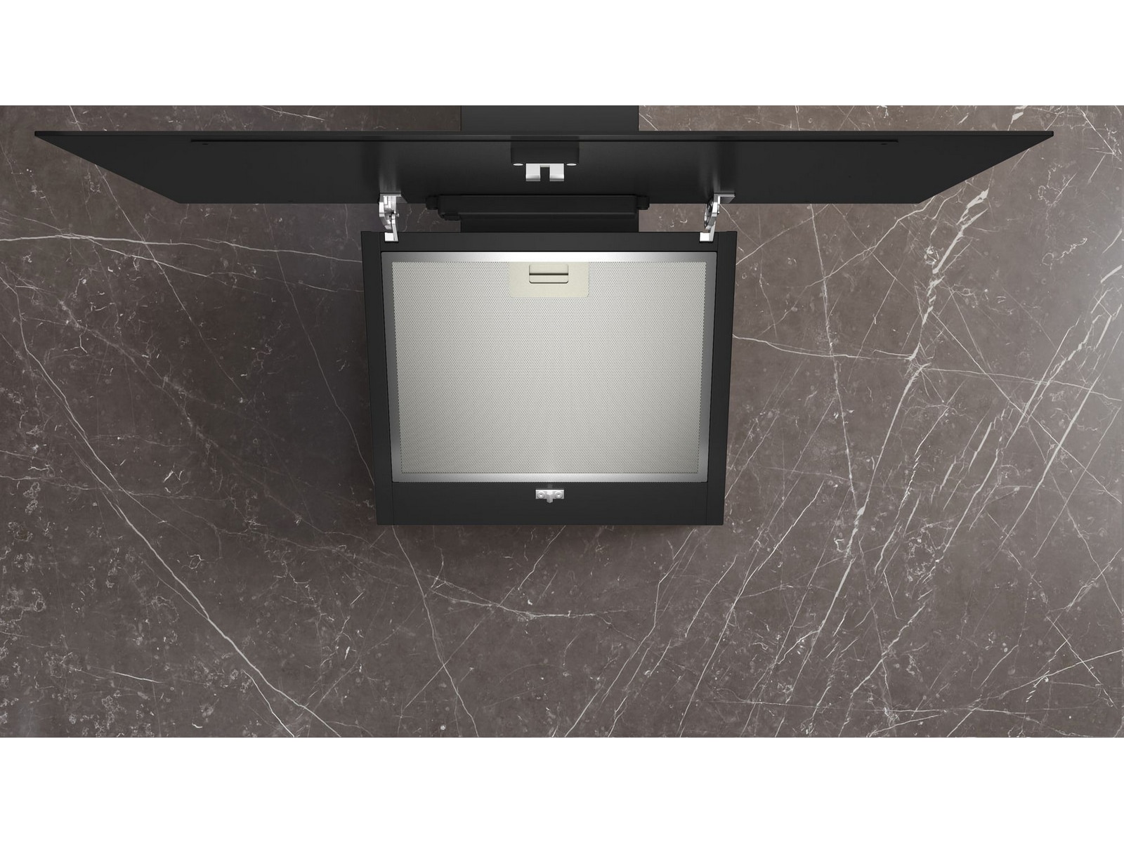 Siemens iQ100 LC85KDK60 Ventilator (svart) Väggmonterad köksfläkt