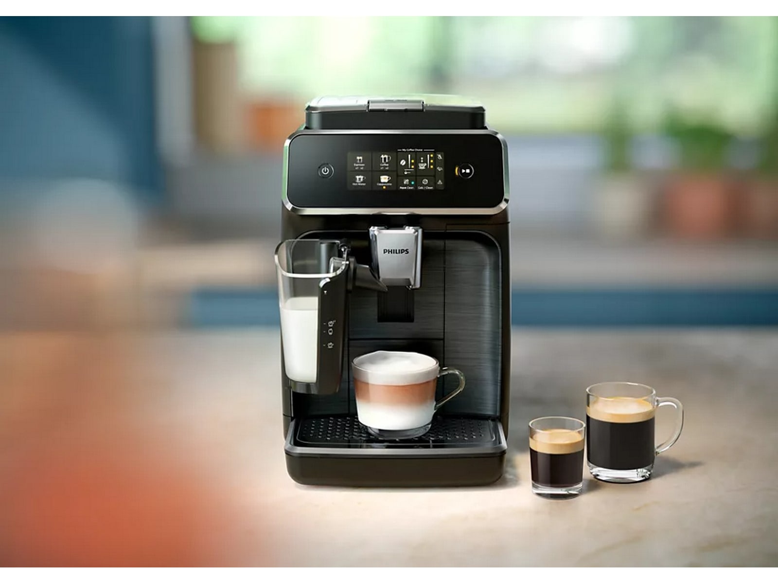 Philips Helautomatisk espressomaskin EP2336/40 (svart/krom) Espressomaskiner