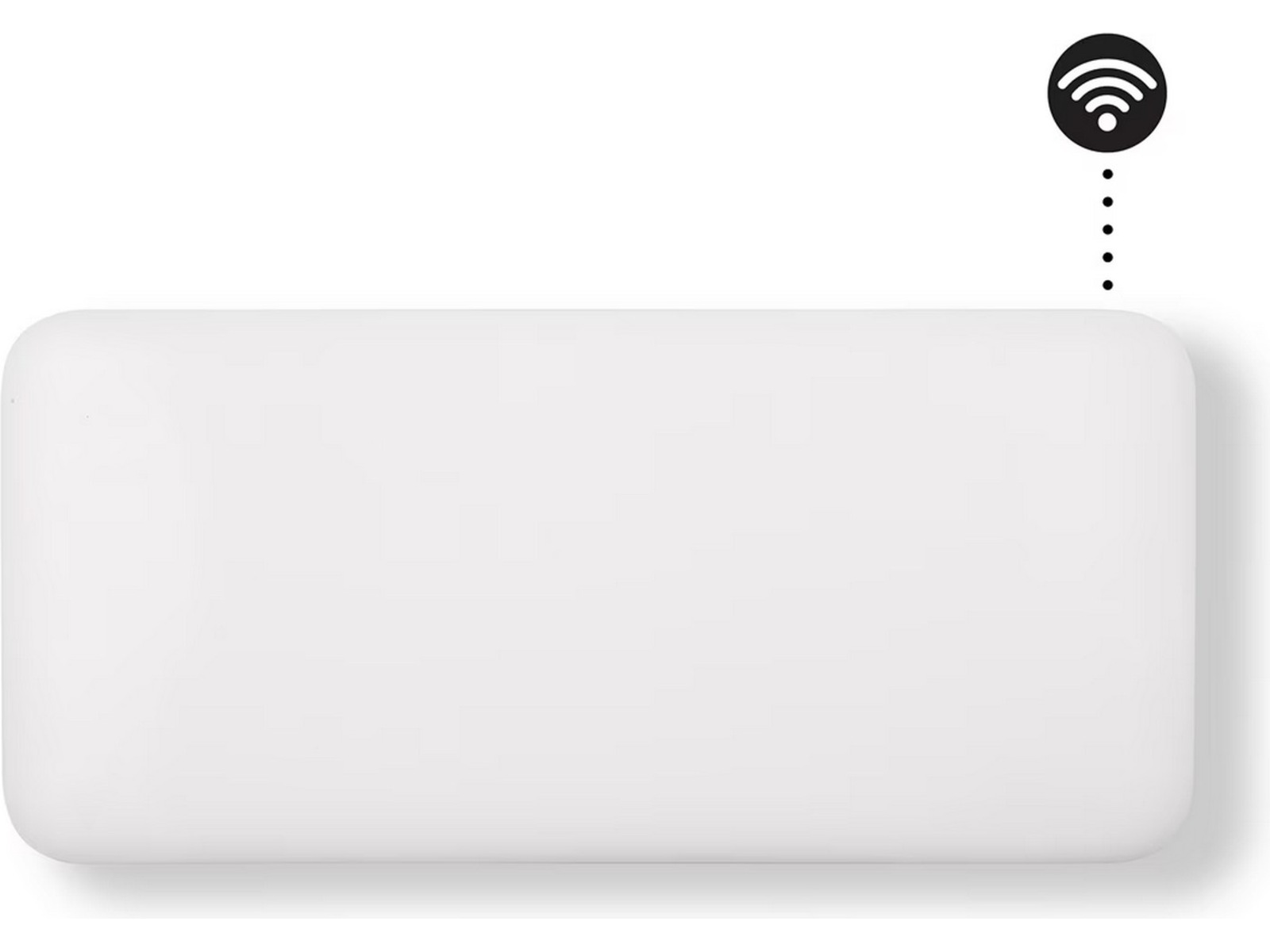 Mill Invisible WiFi Gen 3 Panelelement 1000W (vit) 2-pack Panelelement