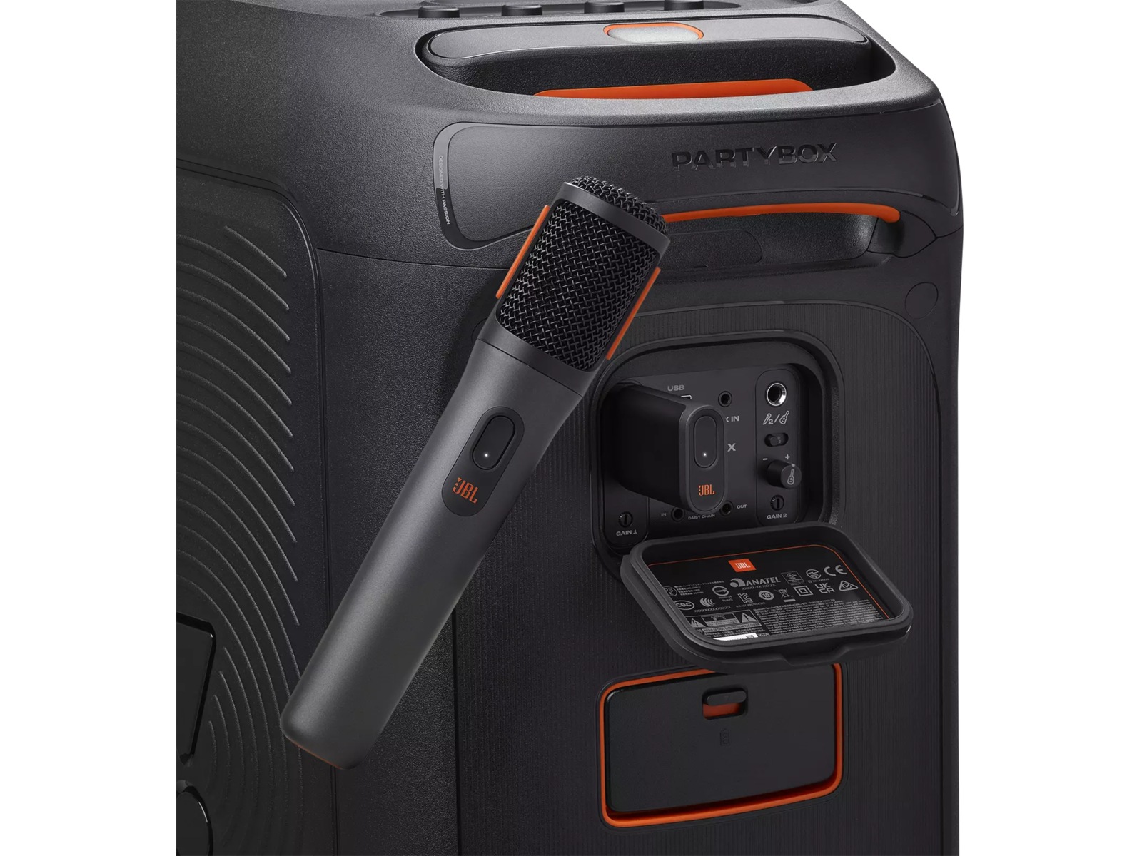 JBL PartyBox 2x Trådlös Mikrofon Trådlös / Bluetooth högtalare